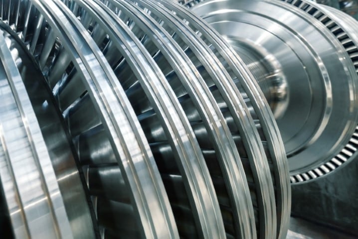 Steam turbine blades wheels