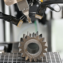 Transmission component in a X-rays diffractometer