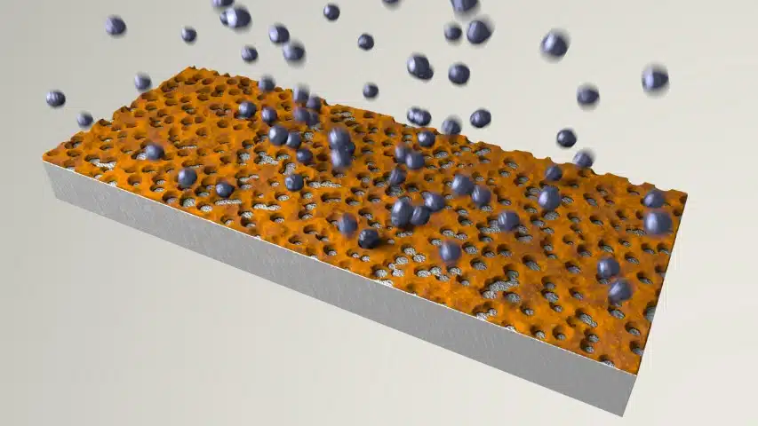 Surface animation with large abrasives