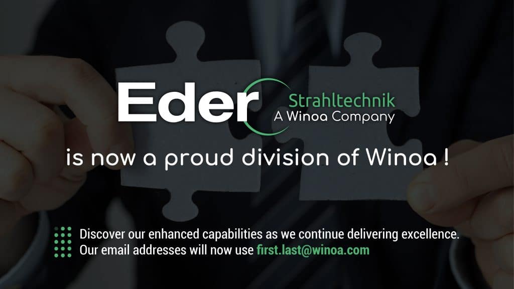 Eder strahltechnik .at now fully part of Winoa familly