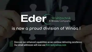 Eder strahltechnik .at now fully part of Winoa familly